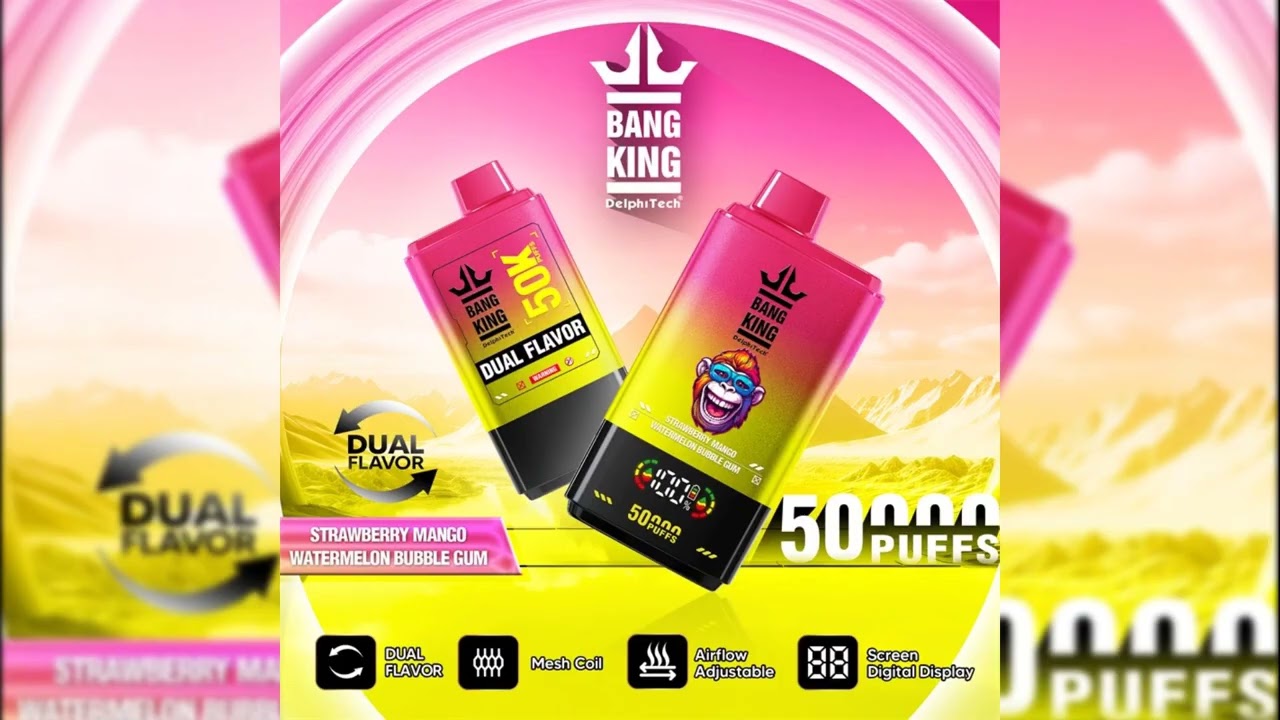 Innovations in Disposable Vapes: Bang King 50000 Puffs Vape Features