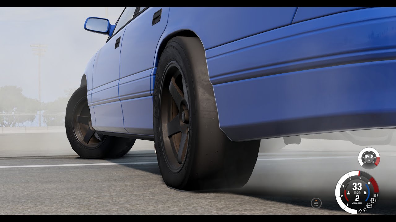 The Right Tire for the Racetrack - BeamNG Drive