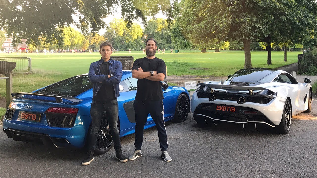 LOUD R8 V10 Plus vs McLaren 720s REV BATTLE!
