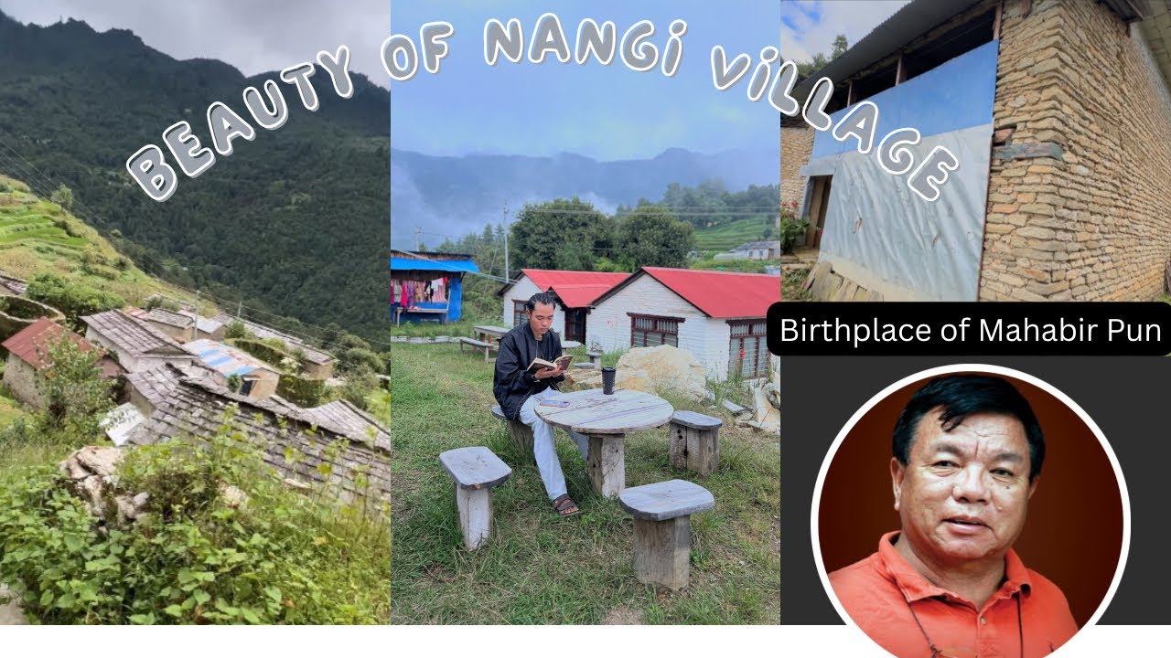 Beautiful Nangi Village 😍 Birthplace of Mahabir Pun || Myagdi||