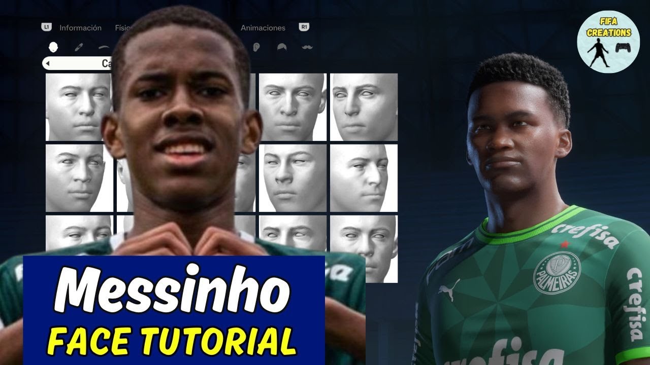 COMO CREAR A MESSINHO EN FC 24 ⚽ FACE TUTORIAL