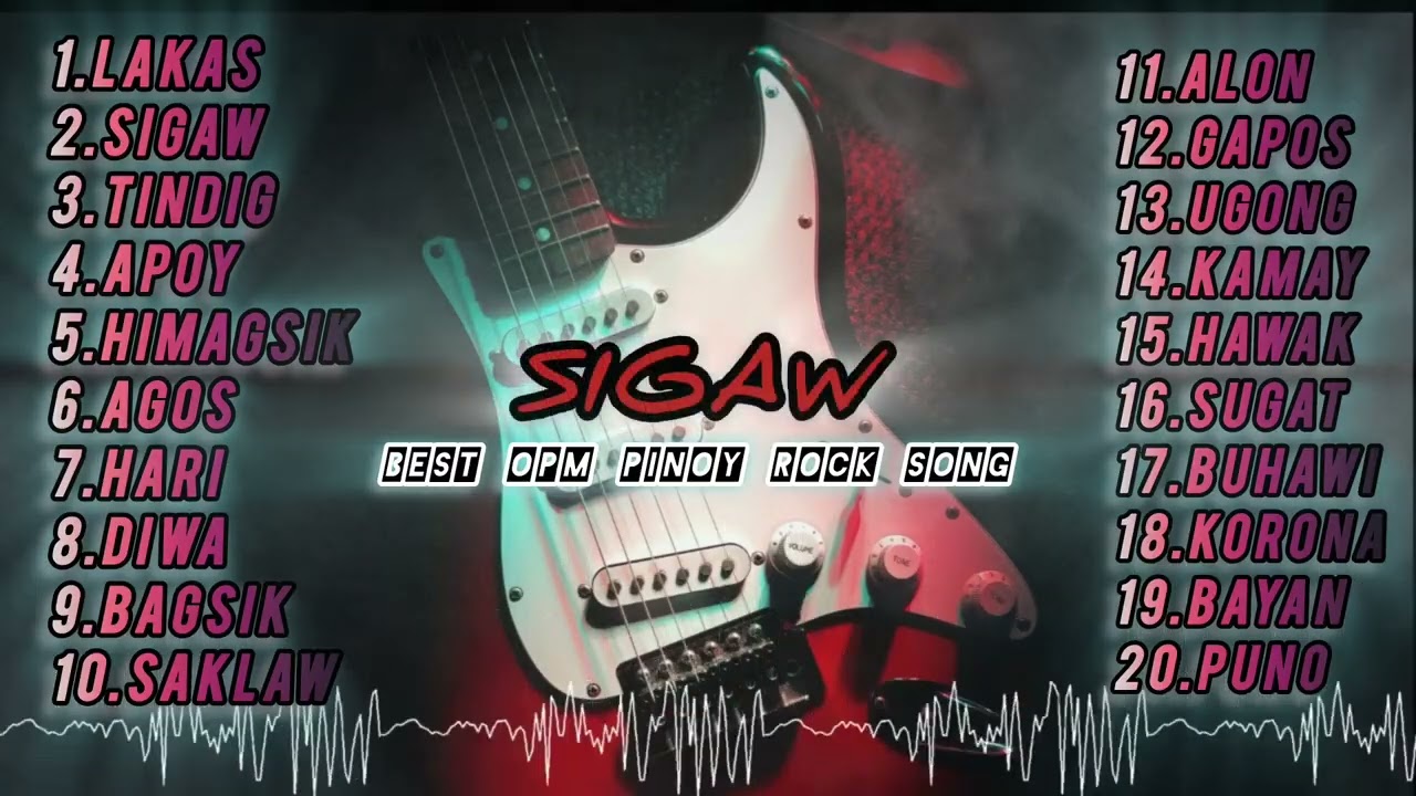 ✴️Sigaw✴️-Best OPM Pinoy Rock Song Playlist 2025🤘🏾🎸