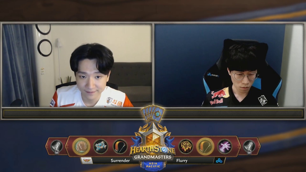 Surrender vs Flurry - Hearthstone Grandmasters Asia-Pacific S2 2019 - Week 6