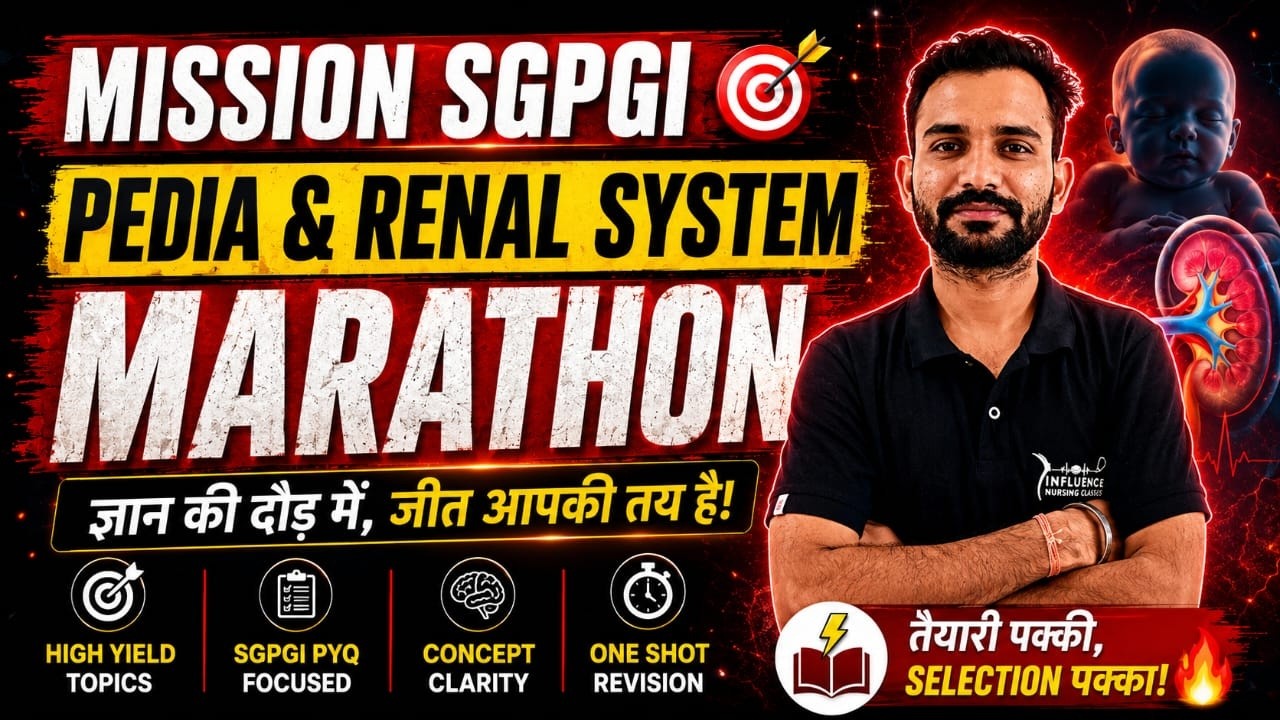 🔥 MISSION SGPGI 🎯 | PEDIA & MSN Marathon | Top Most Expected MCQs For Nursing Officer Exam 🔥 #sgpgi