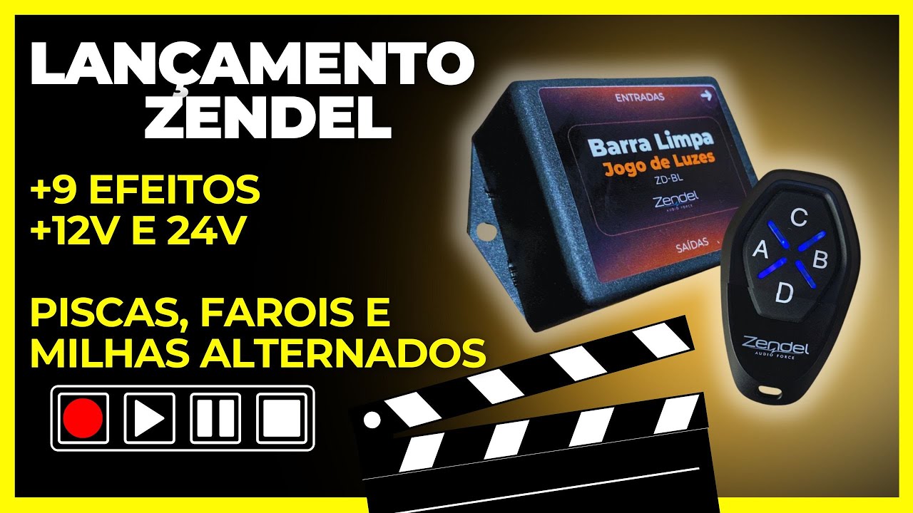 SAIBA TUDO SOBRE O BARRA LIMPA JOGO DE LUZES DE ZENDEL ACESSÓRIO MAIS UTILIZADO PELOS CAMINHONEIROS