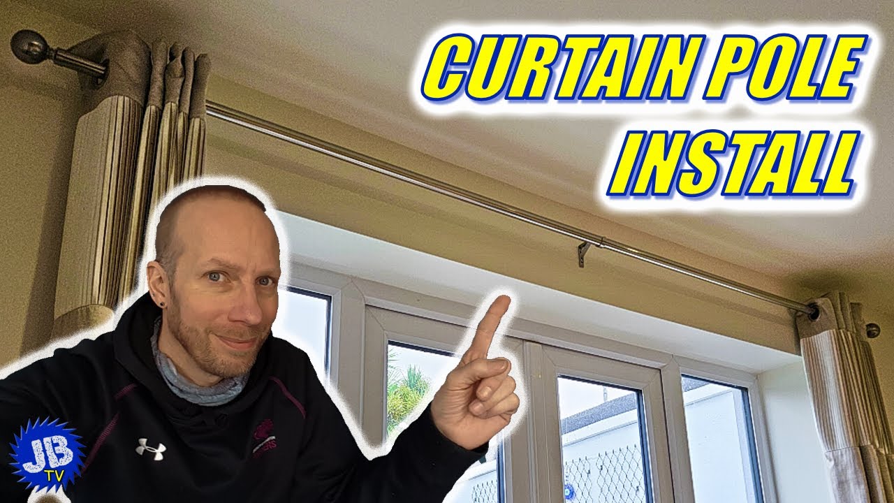 How to Fit a Curtain Pole - Into A Plasterboard Wall