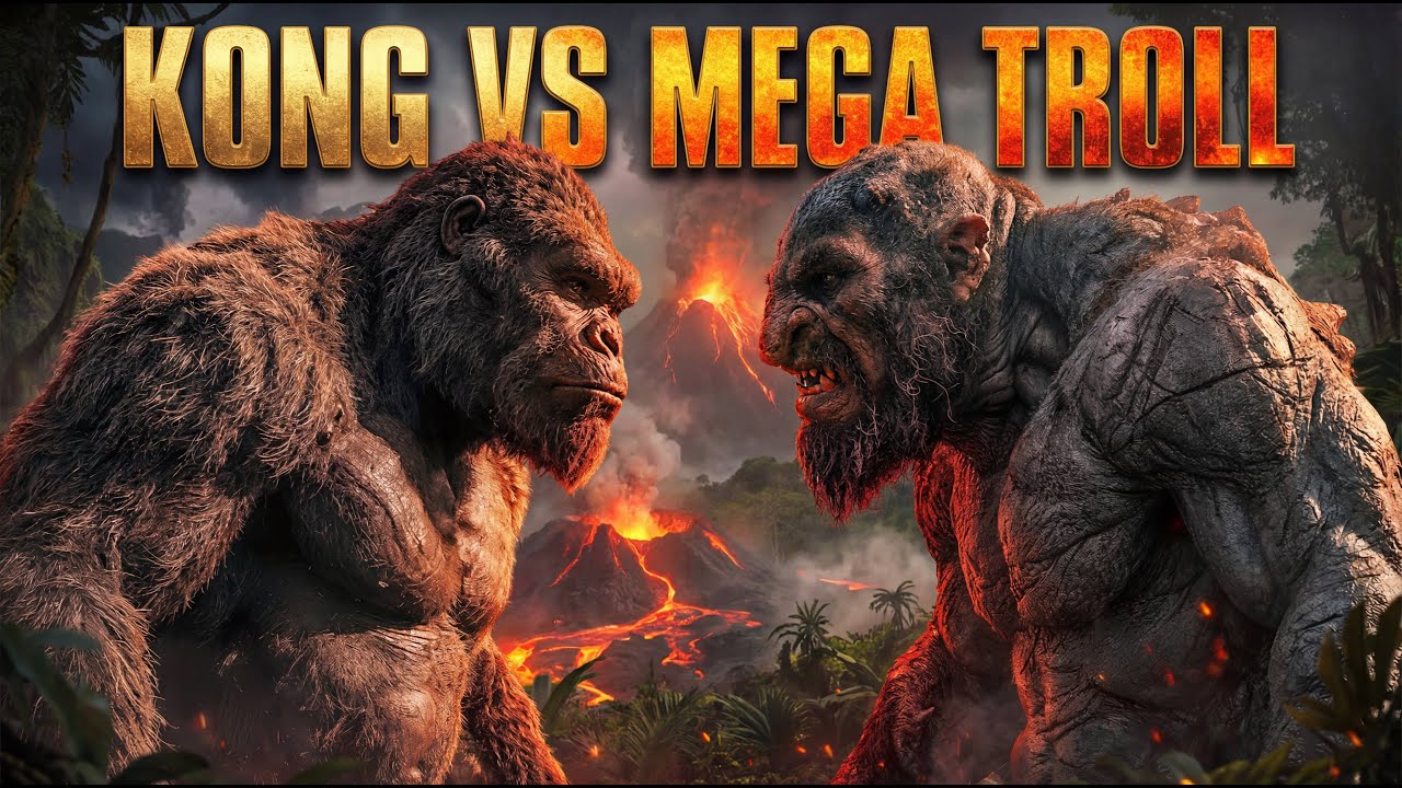 Kong vs Mega Troll Epic City Clash of Giants