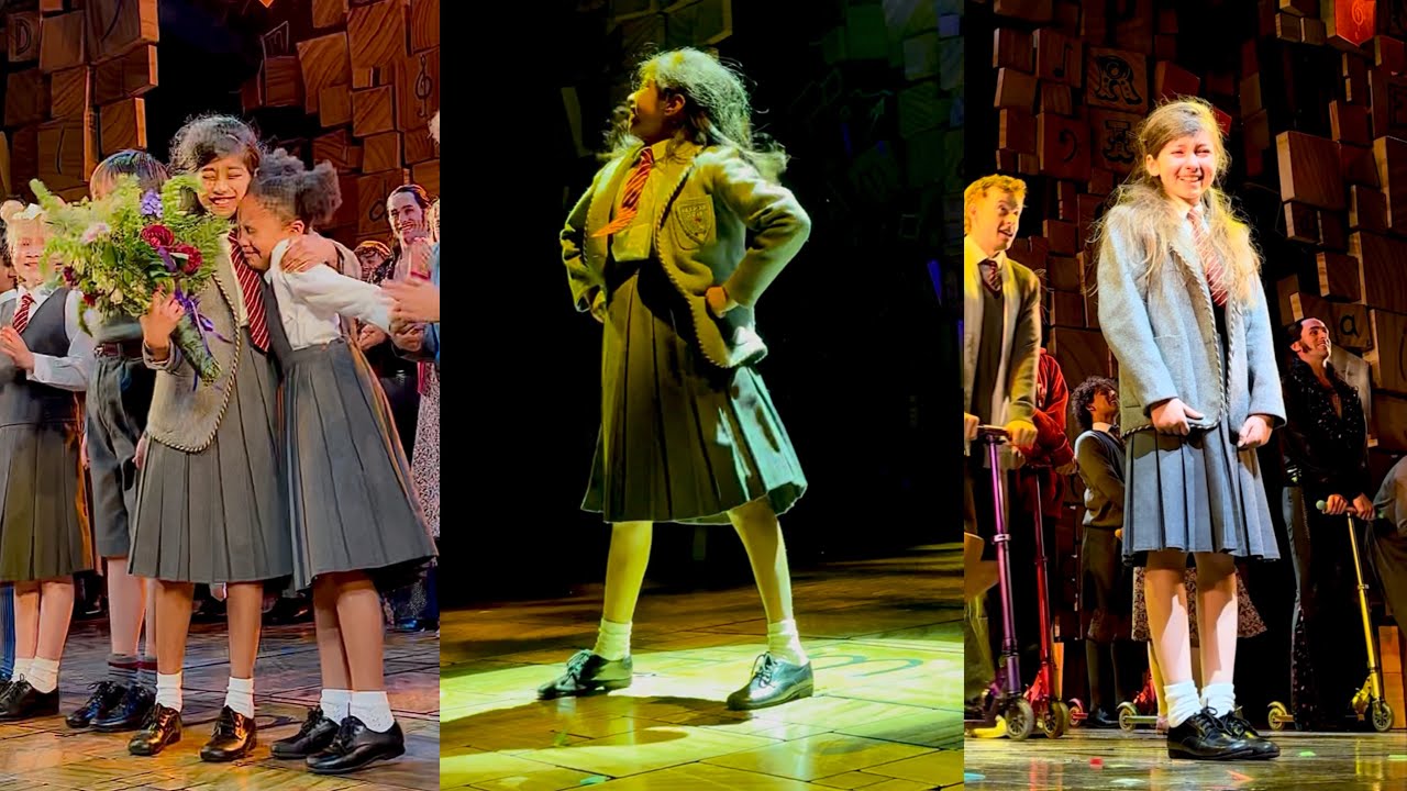 Matilda’s Final Bows- West End Curtain Call Compilation