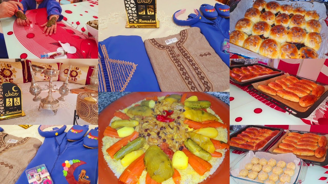 أجواء ليلة القدر😍يوم 26 فرمضان وجبة الإفطار ووجبة العشاء😋حنيت لبنتي وشاركت معاكم نهاري😊