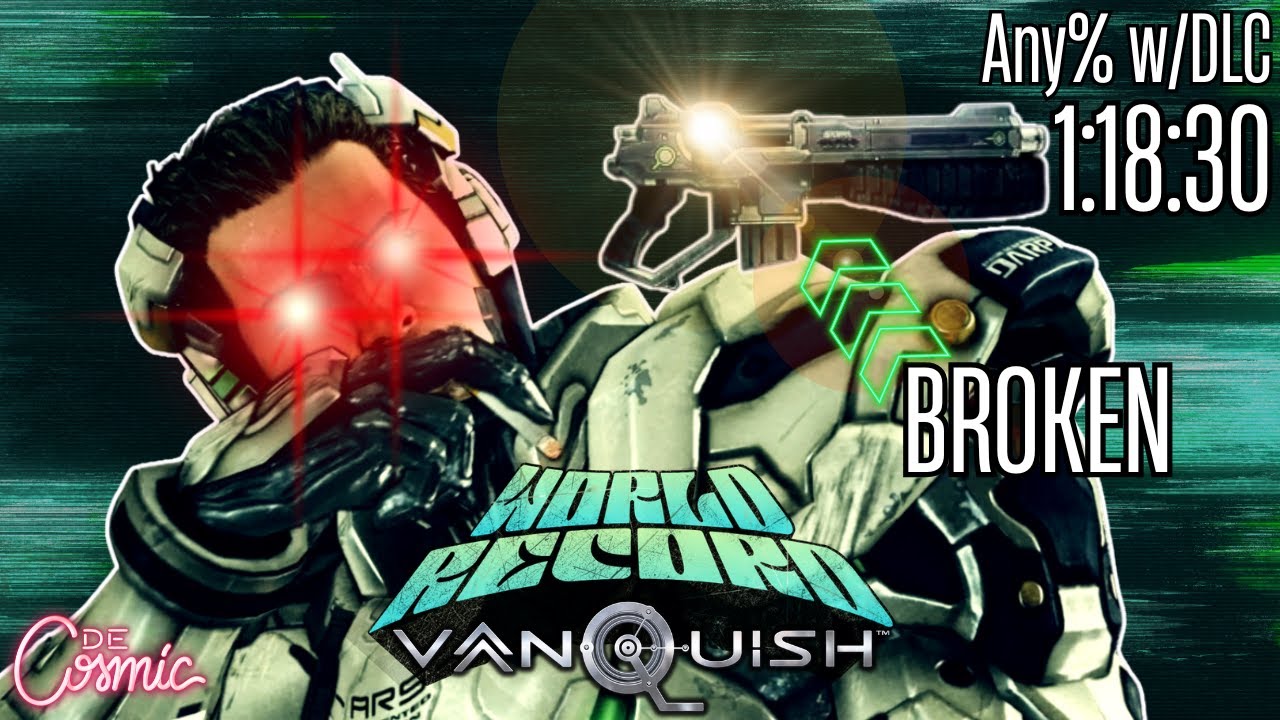 [World Record] Vanquish Any% Speedrun w/DLC Weapons - 1:18:30