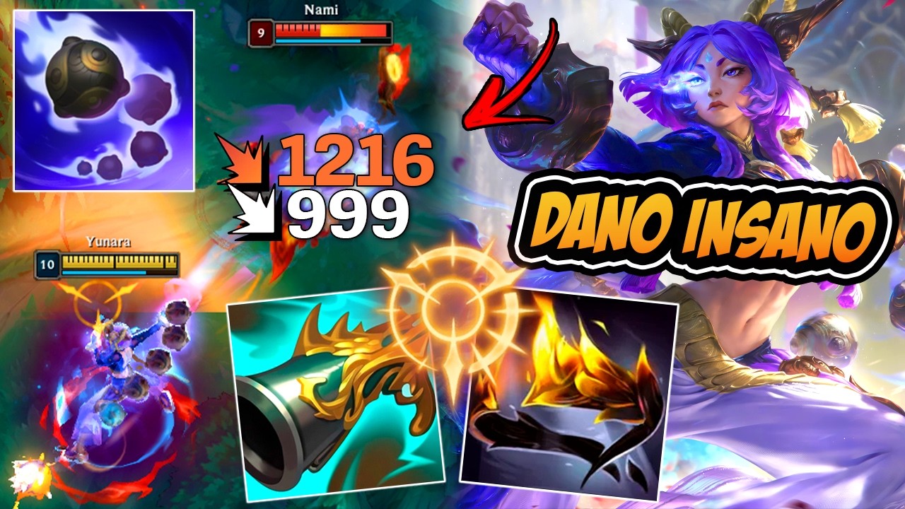 YUNARA ASSASSINA – BUILD DE LETALIDADE MUITO ROUBADA