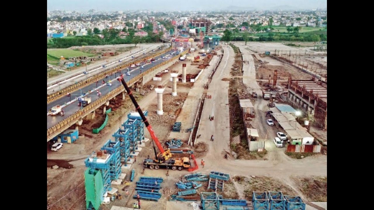 Indore Metro unseen footage of construction site 2022 - GOPRO