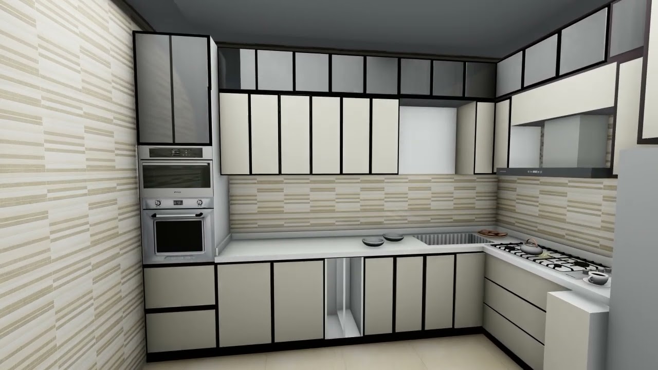 3d kitchen iterior design