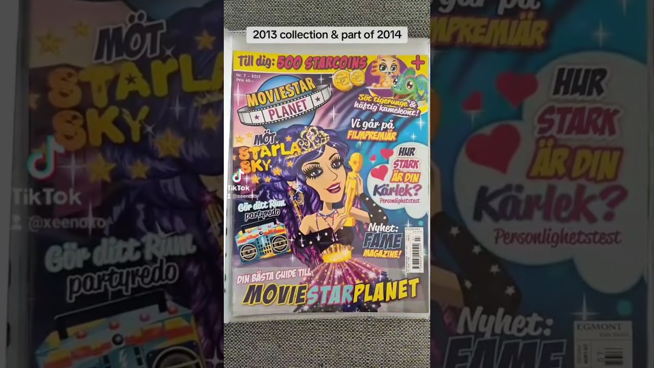 MovieStarPlanet Magazines 2013 - 2014 #msp #mspmagazine #nostalgia #mspnostalgia