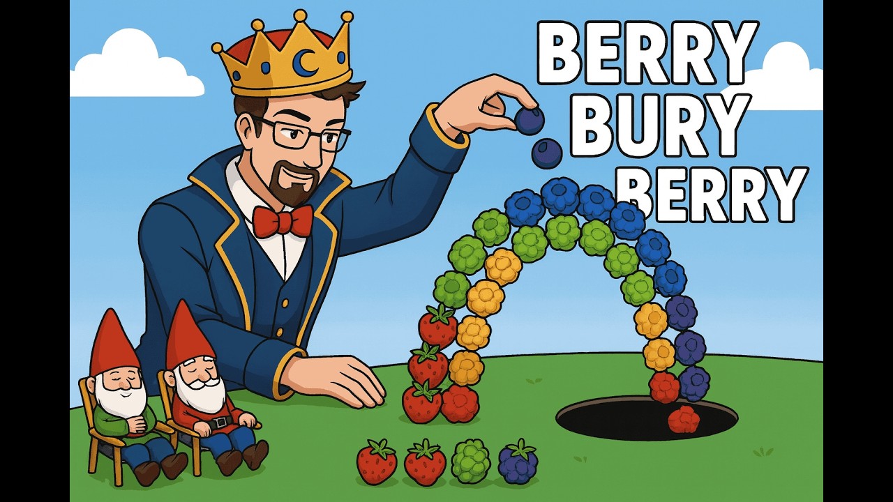 Gnomes watch me bury their berries!