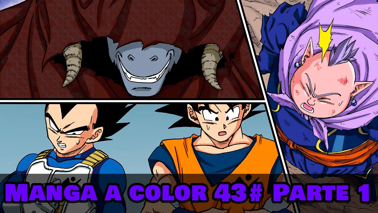 DBS Manga a Color Capitulo 43 Parte 1 | MORO VS El Gran KAIO-SHIN