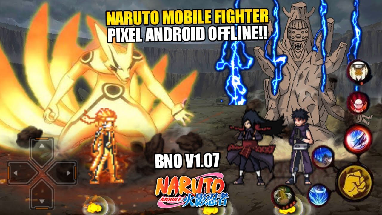 ОБНОВЛЕНИЕ‼️NARUTO MOBILE FIGHTER Pixel V1.07 Android ОФЛАЙН НОВЕЙШАЯ ВЕРСИЯ!! Naruto Mobile Fanm...