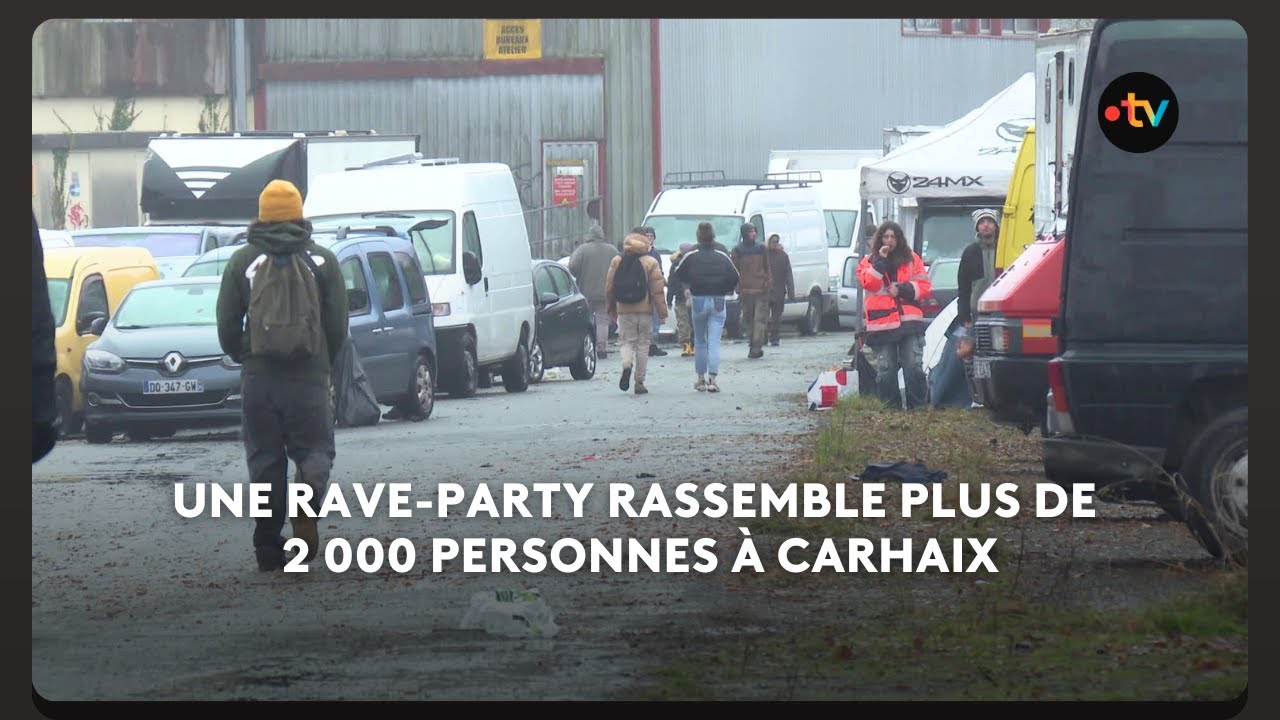 2 000 personnes se rassemblent dans une rave-party &agrave; Carhaix