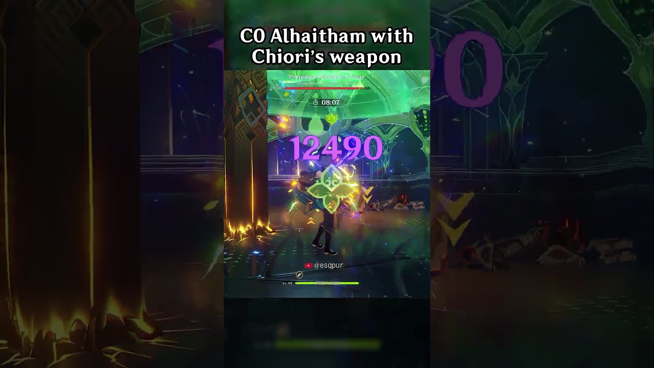 C0 Alhaitham With Chiori's Weapon
