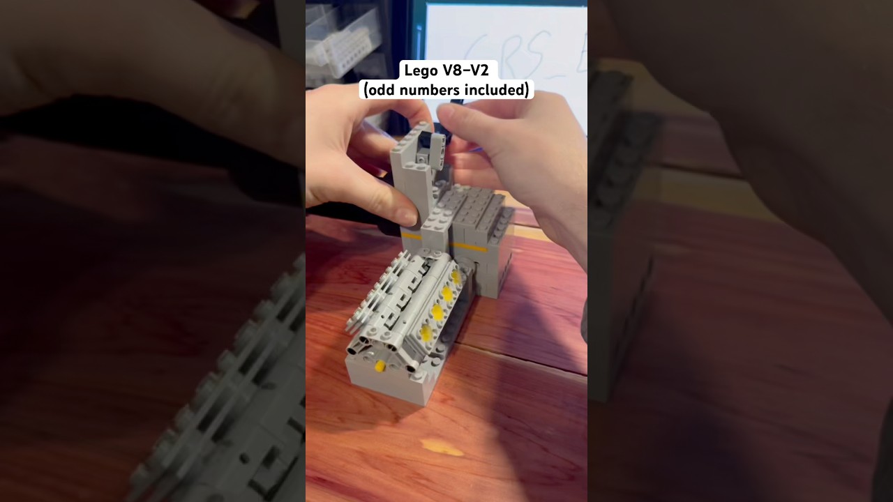 Different Lego engine sounds (v8-V2).        #lego #cool #engine #legoengine #sound