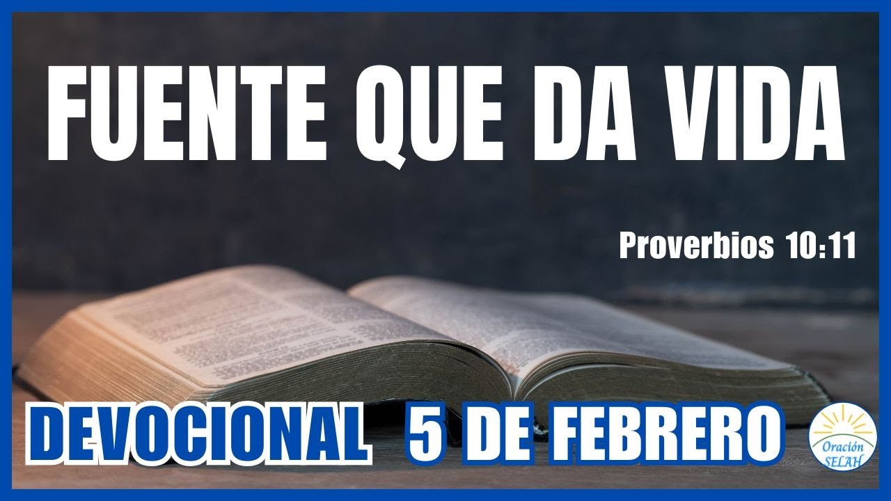DEVOCIONAL DE HOY 5 DE FEBRERO: 