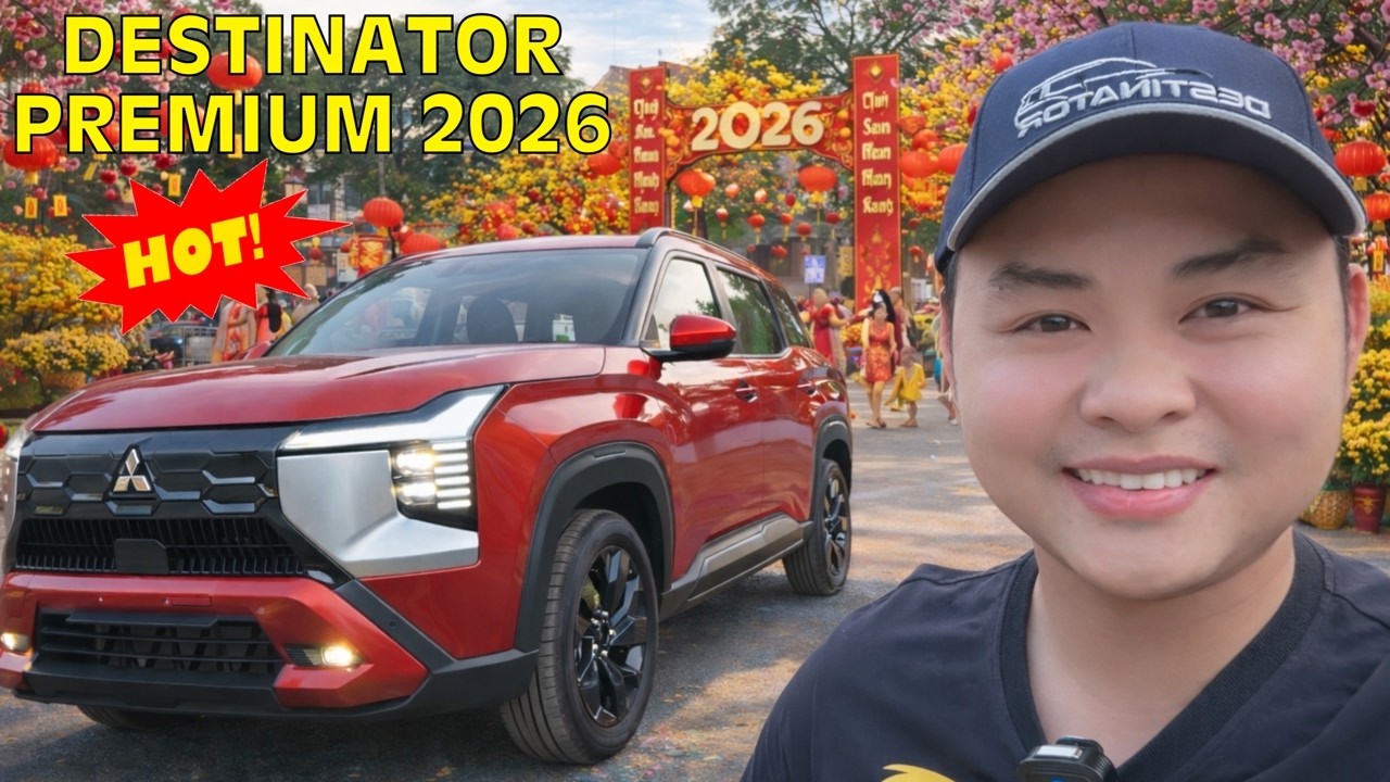 Chỉ 1 xe duy nhất giao ngay MITSUBISHI DESTINATOR PREMIUM 2026 (M&Agrave;U ĐỎ) | Qu&agrave; tặng Tết đến 40 triệu