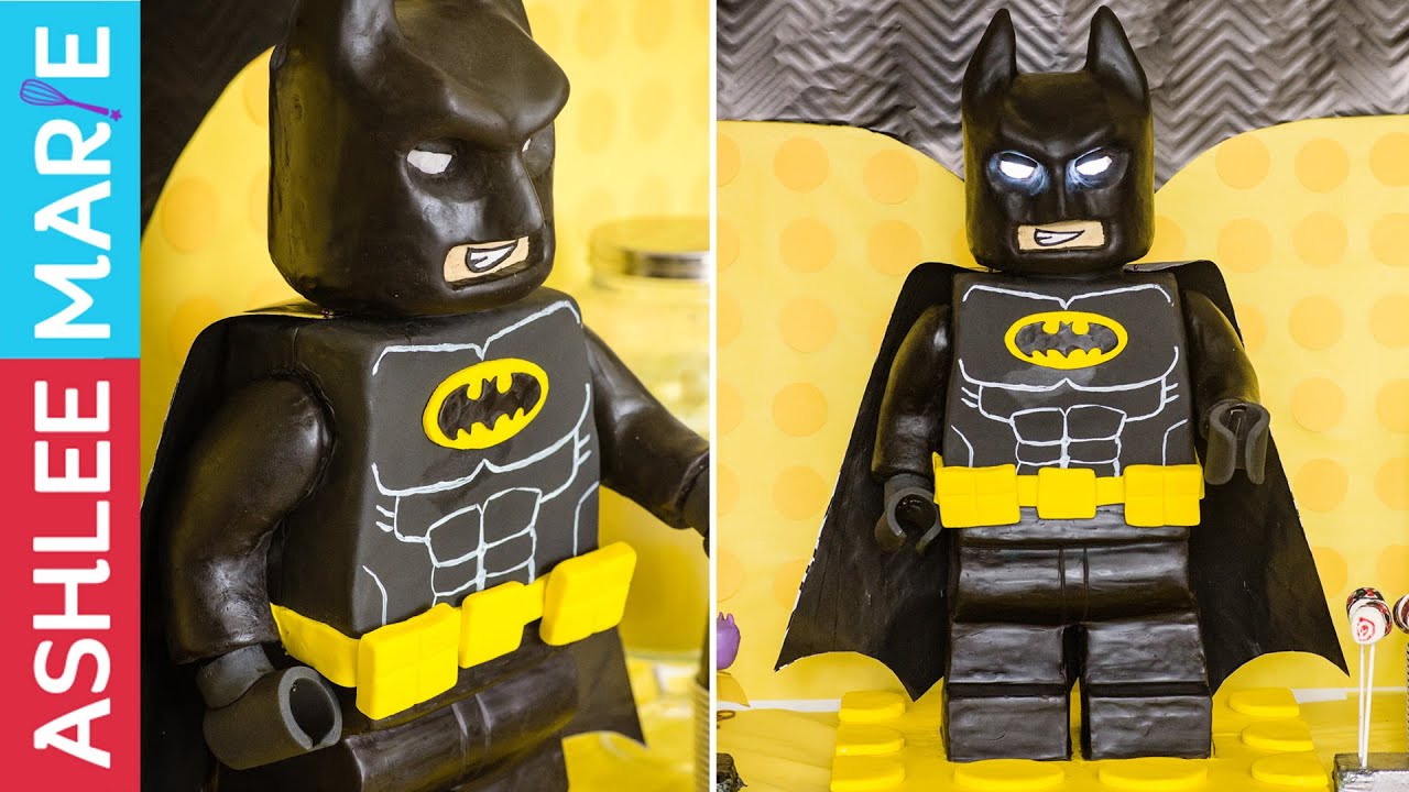 How to Make A Standing Lego Batman Cake
