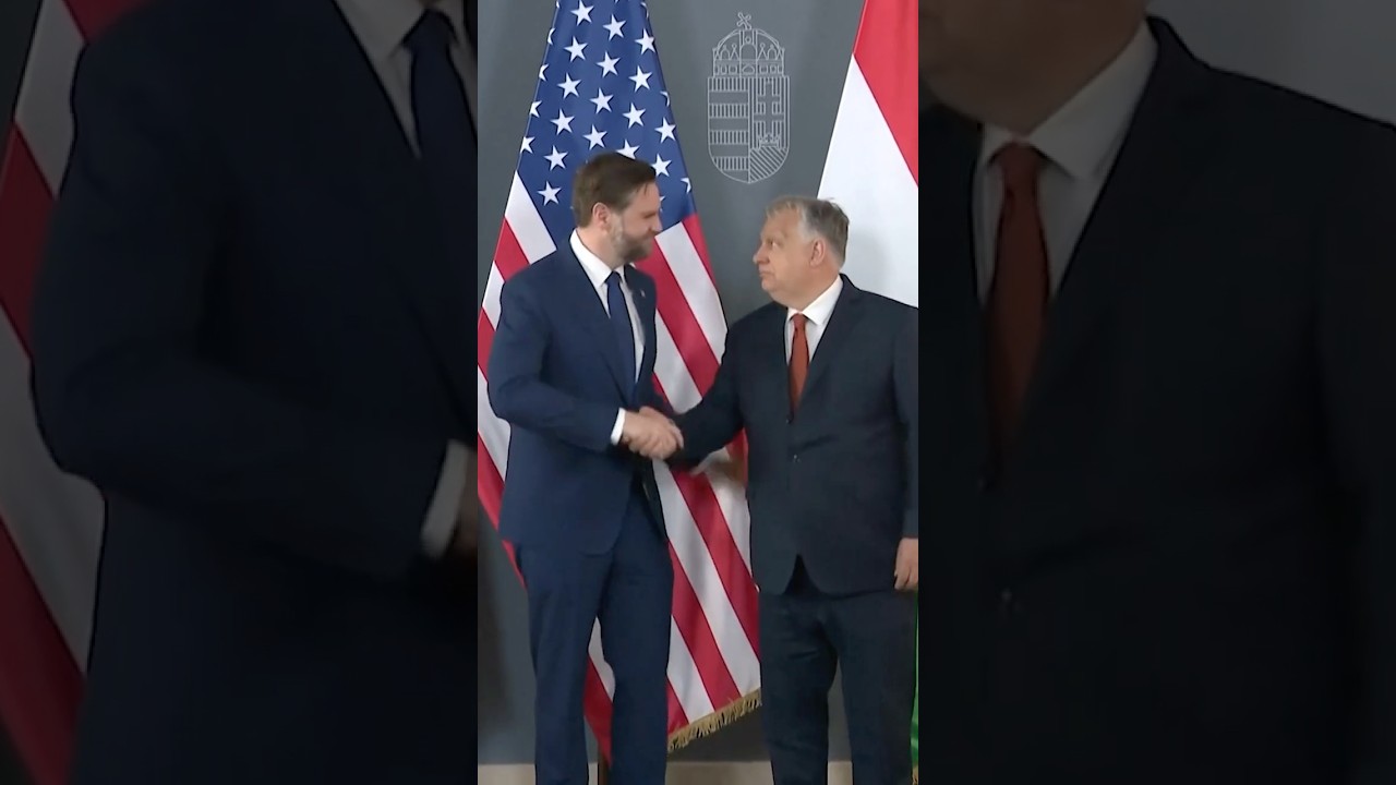 Vance Arrives in Budapest, Meets Hungary&rsquo;s Orban