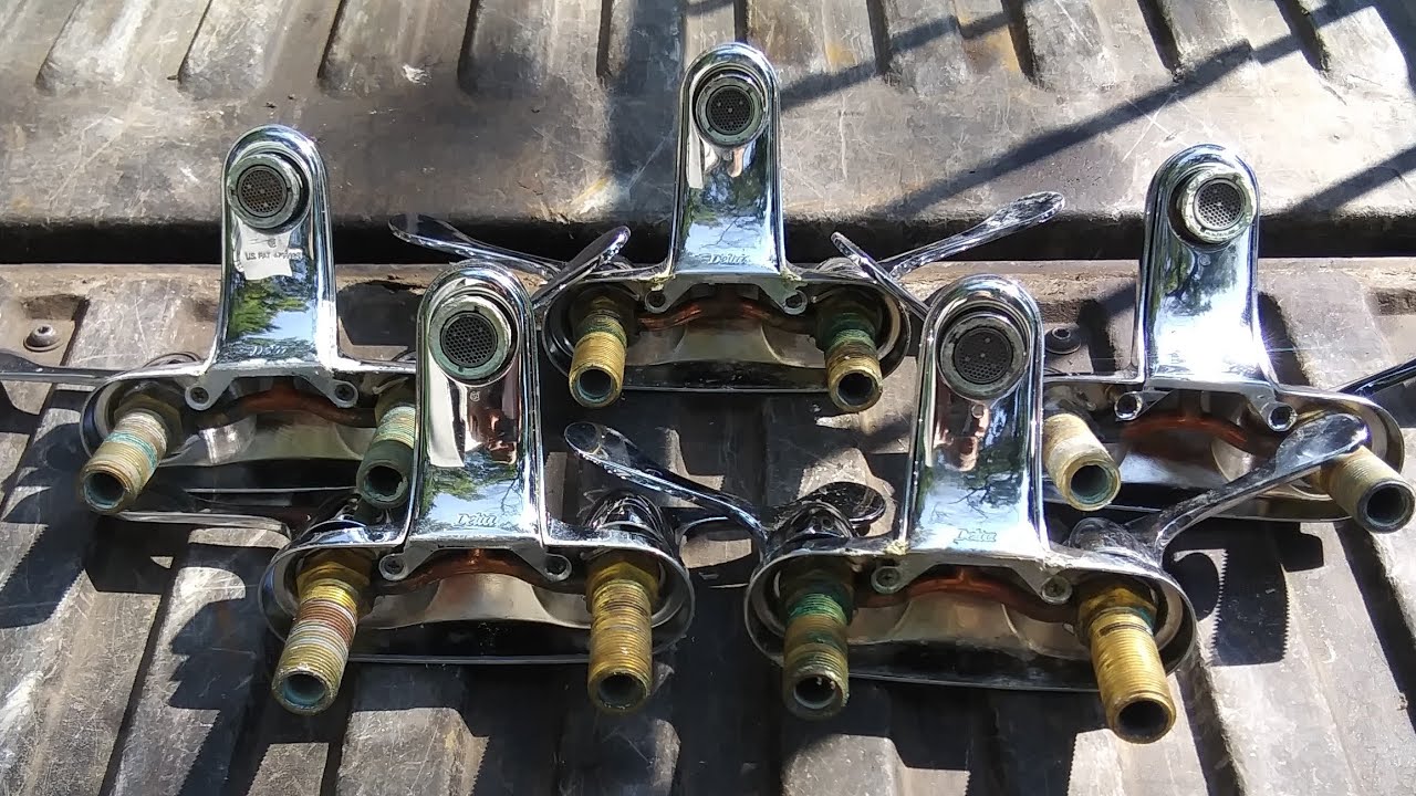 Scrapping 5 Faucets For Copper, Brass, And Zinc Die Cast