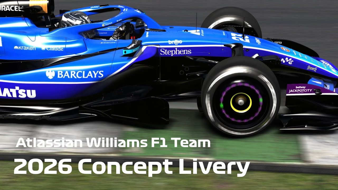 2026 Atlassian Williams F1 Concept Livery