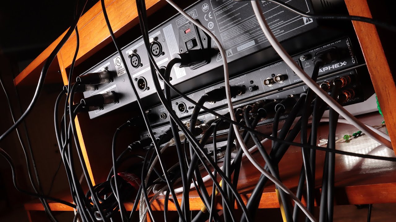Studio Wiring and Routing - Audio Interface and Analog Gear
