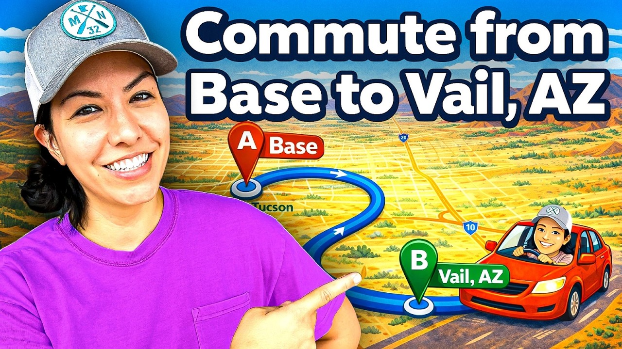 Время в пути от авиабазы ​​Дэвис-Монтан до Вейла, штат Аризона.