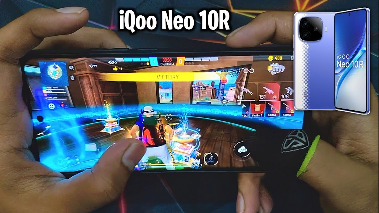 iQOO Neo 10R 🔥 Free Fire Handcam Gameplay | iQoo Neo 10R Free fire Gaming Test | SG HANDCAM