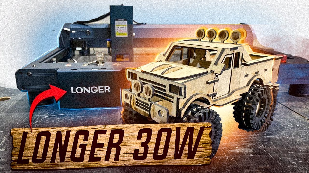 Overview of the laser engraver LONGER Laser B1 30W WOODWORKING