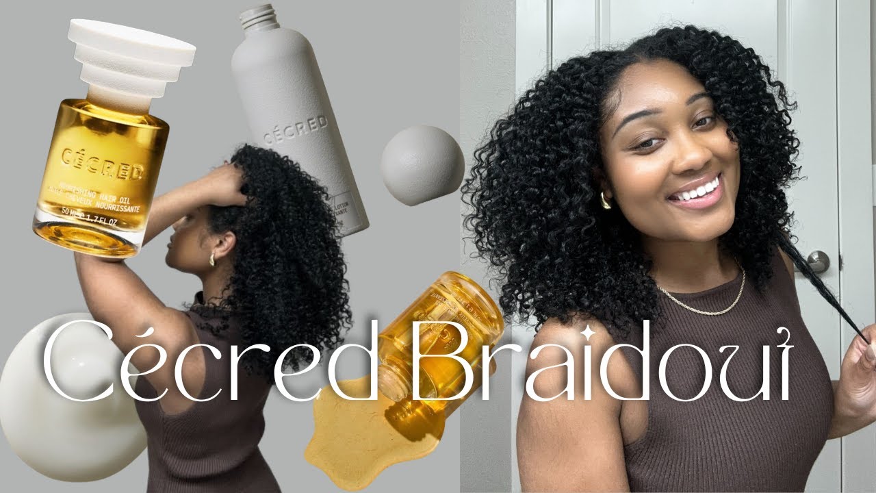 Cécred Hair Care | Braidout Routine on Thick Natural Hair