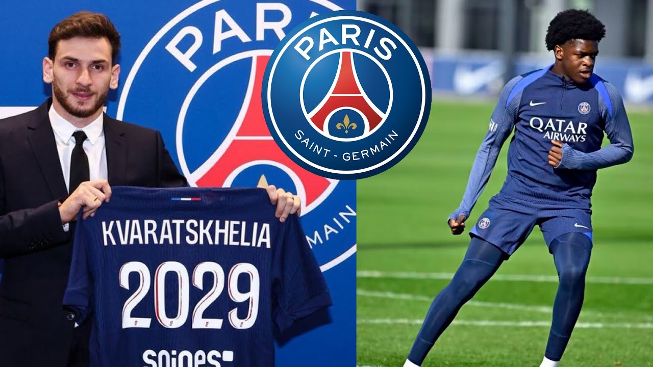 🚨🚨TRES BONNE NOUVELLE POUR LE PSG AVEC KVARATSKHELIA ! / NDANJTOU FORFAIT FIN DE SAISON !