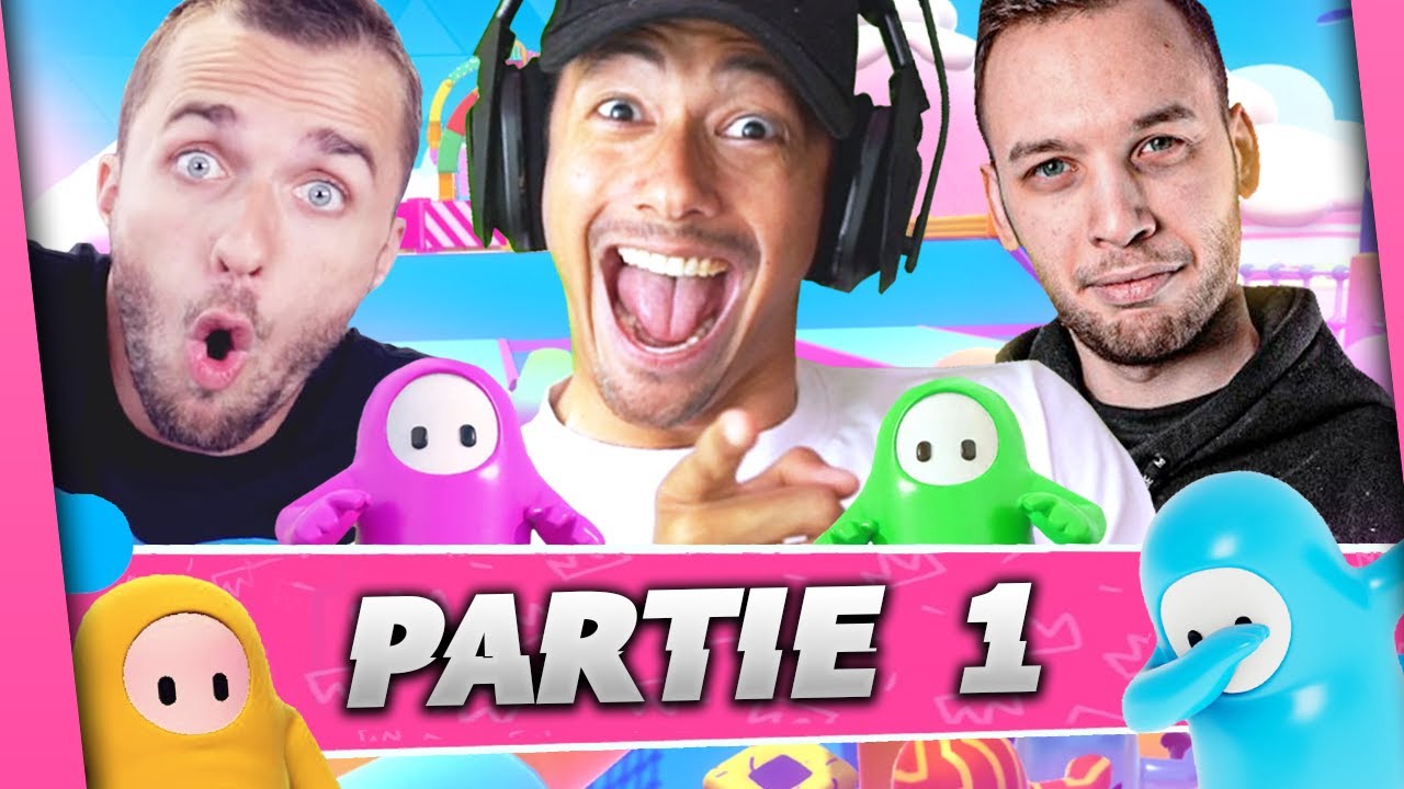 ON RETOURNE SUR LE JEU POUR ENCHAINER LES TOP 1 !! ► FALL GUYS Ft. SQUEEZIE & MICKALOW PARTIE 1