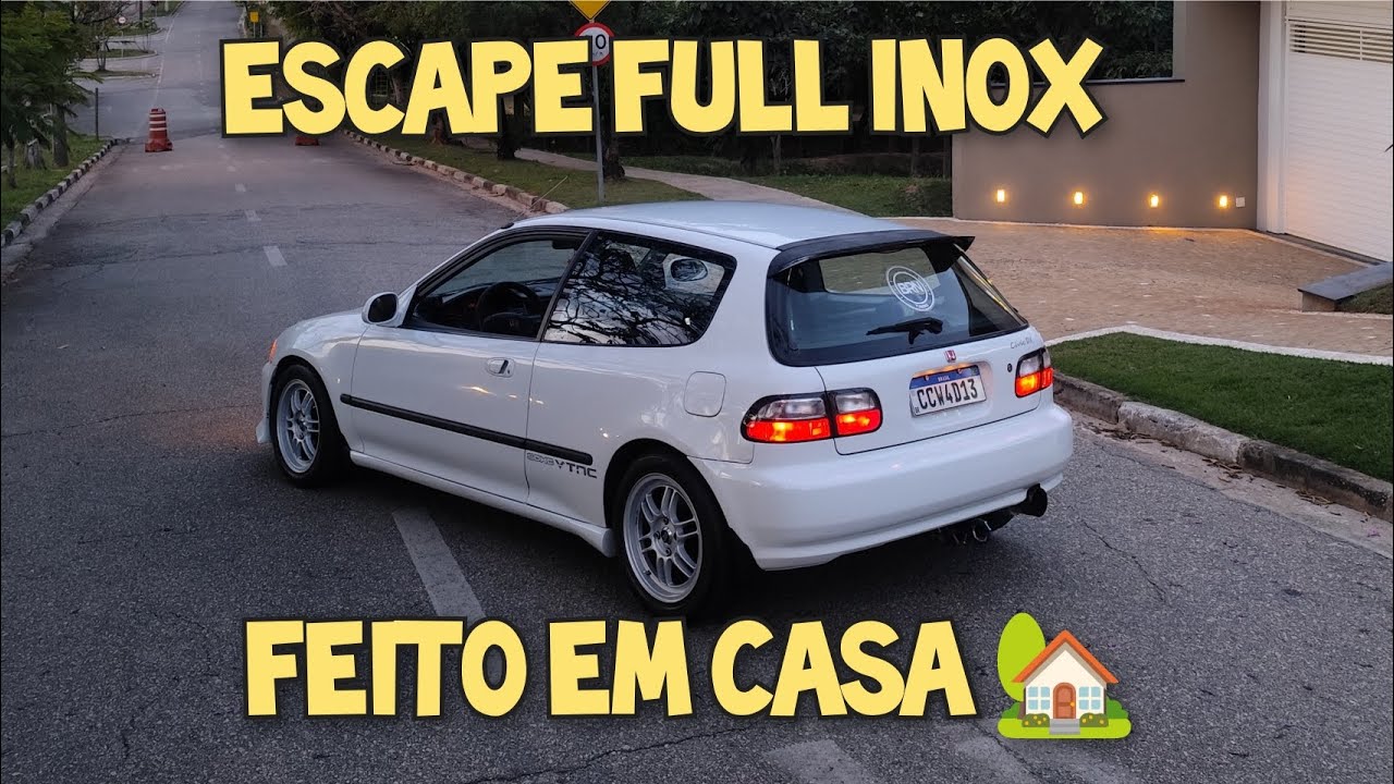 COMO FAZER ESCAPAMENTO INOX EM CASA USANDO ELETRODO REVESTIDO 