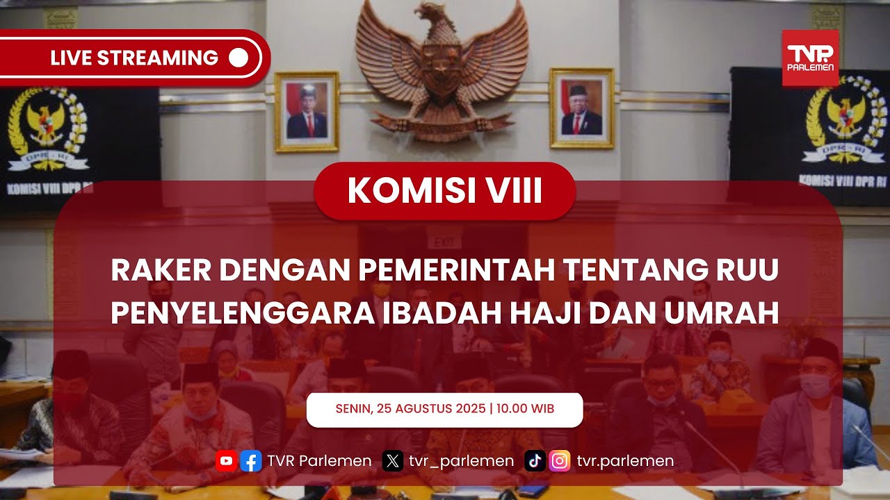 KOMISI VIII DPR RAKER DENGAN PEMERINTAH TENTANG RUU PENYELENGGARA IBADAH HAJI DAN UMRAH