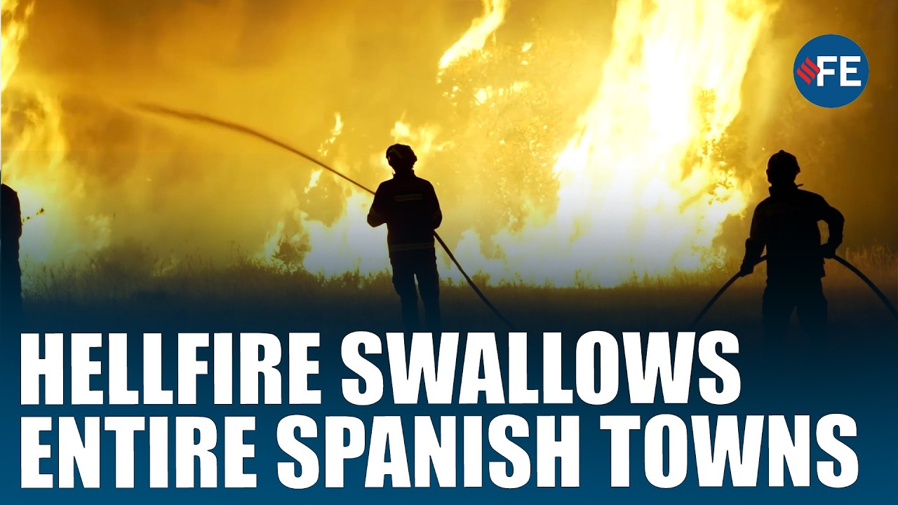 Fire Apocalypse in Spain! Villages Evacuated as Inferno Spreads | European heatwave