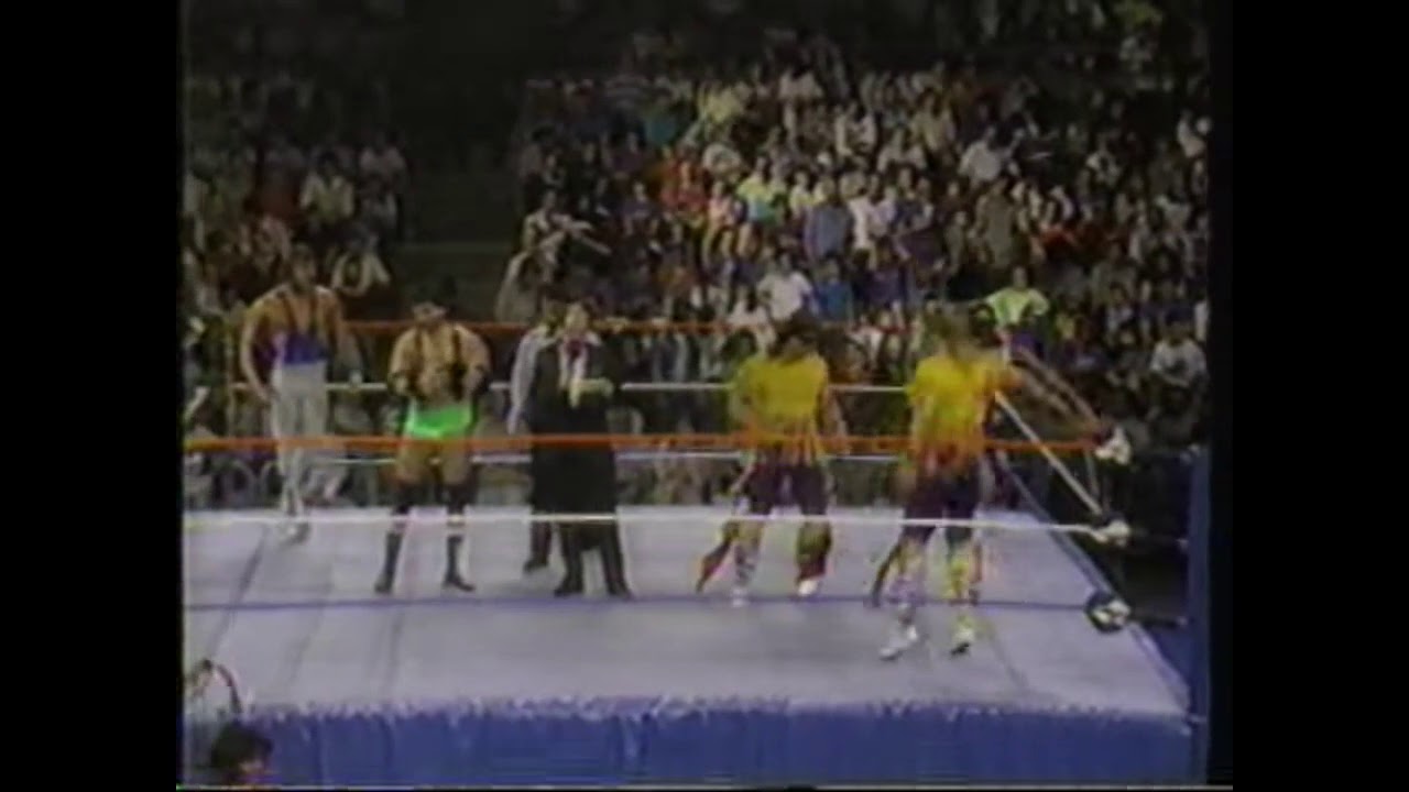 The Rockers vs Jobbers Barry Horowitz & Mark Ming WWF Superstars 1988