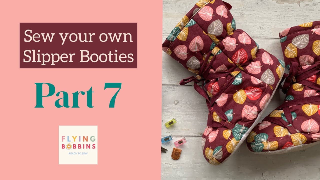 Sew your own Slipper Boots - PART 7 - Sewing the front