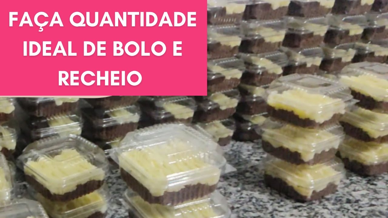 QUANTAS MASSAS E RECHEIOS DEVO FAZER PARA BOLO DE POTE