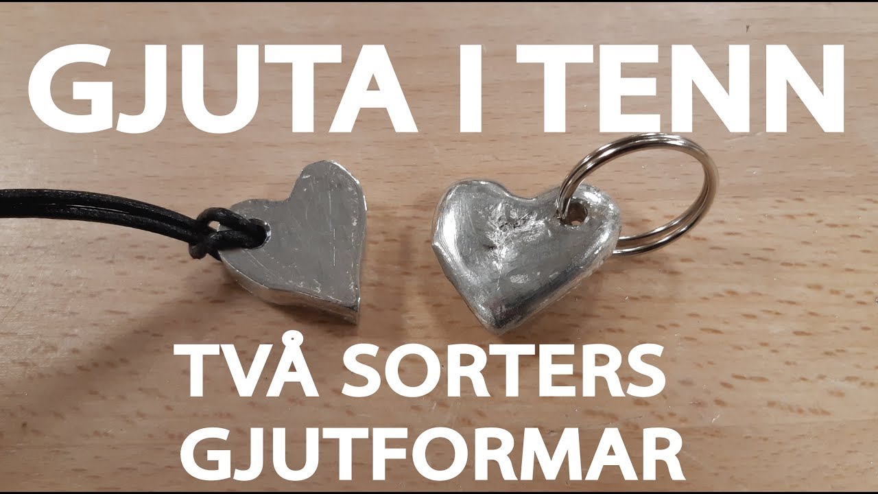 Gjuta i tenn - två sorters gjutformar