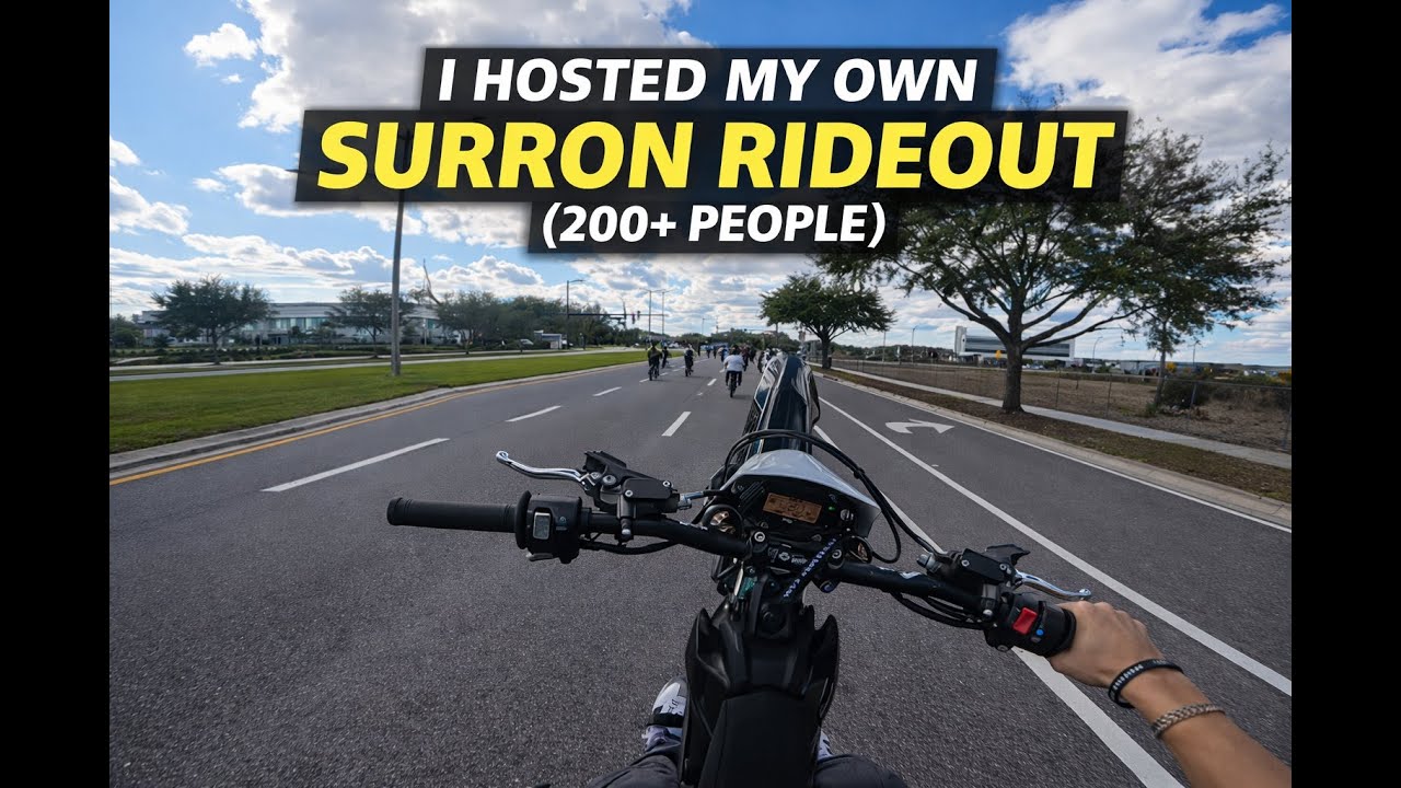 I HOSTED MY OWN CRAZY SURRON RIDEOUT (200+ PEOPLE)
