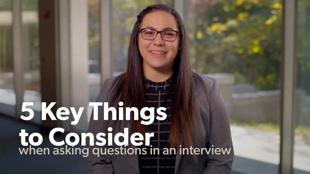 Asking Questions in an Interview