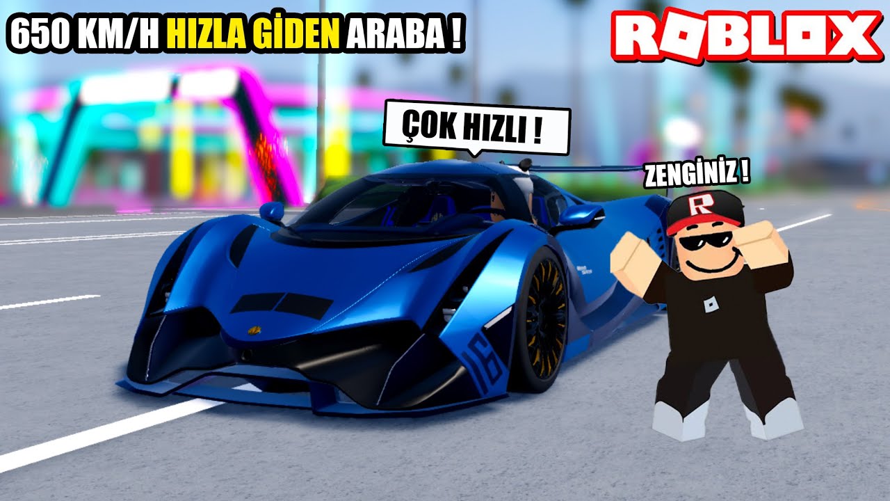 650 km/hız ile Giden Arabayı Aldık ! Artık Zenginiz - Roblox Driving Empire