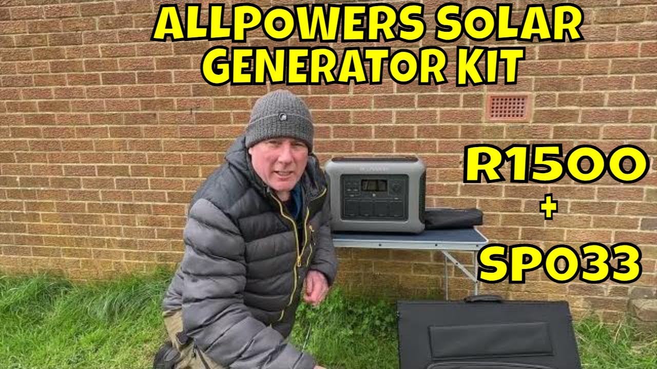 ALLPOWERS SOLAR GENERATOR KIT 1800w (R1500+ sp033 200w solar panel