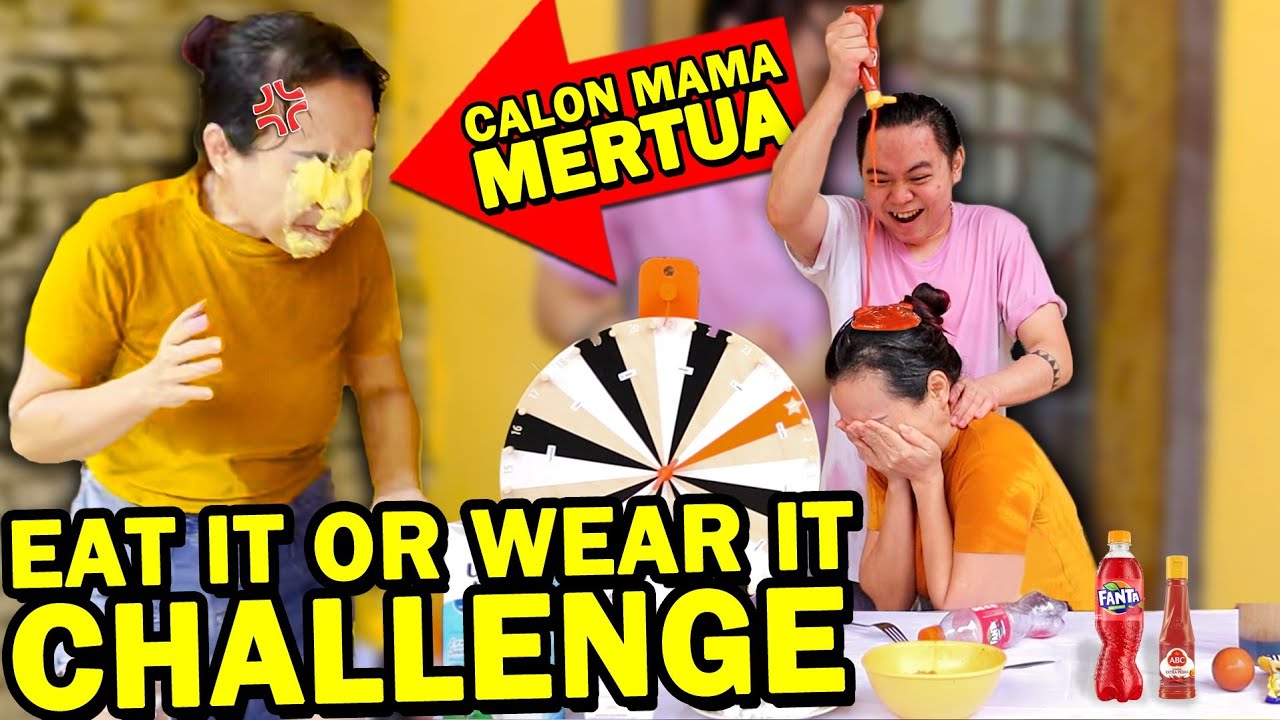 CHALLENGE TERJOROK Bareng CALON MERTUA! | EAT IT or WEAR IT Challenge