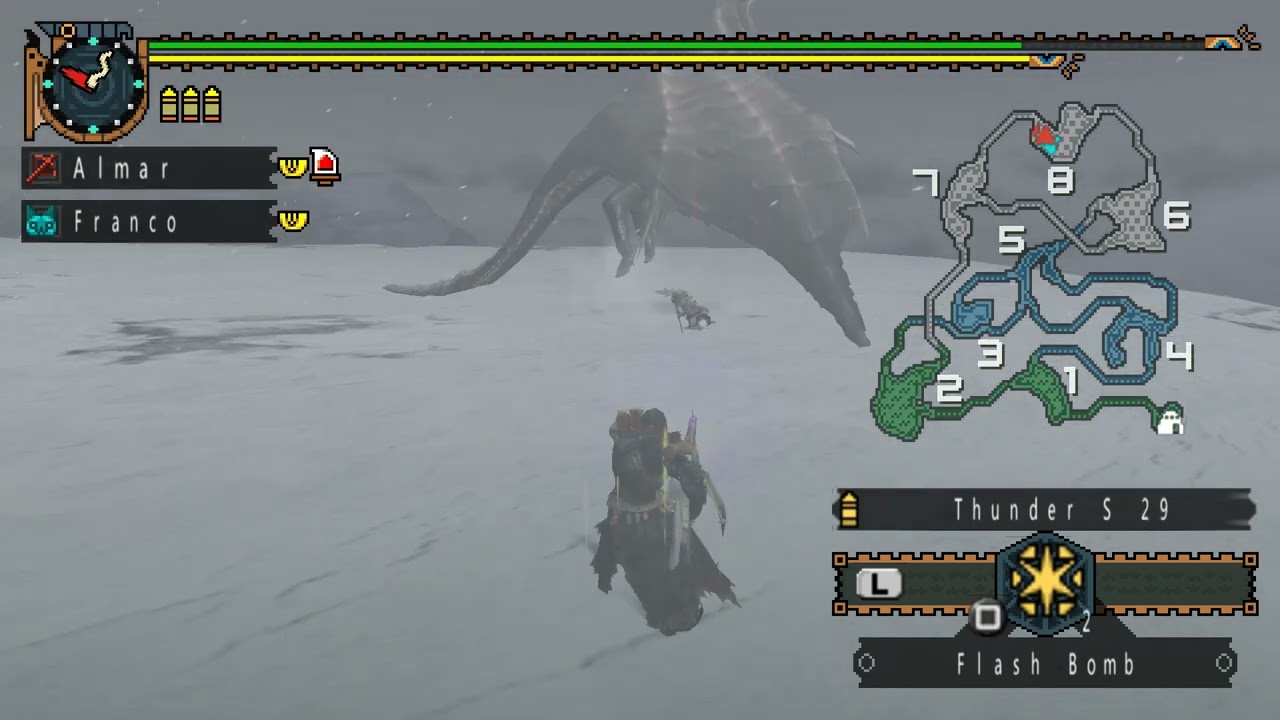 Monster Hunter Freedom Unite - The Frozen Dictator Quest Walkthrough